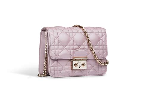 miss dior promenade mini pouch lotus pearlised lambskin